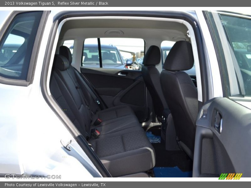 Reflex Silver Metallic / Black 2013 Volkswagen Tiguan S