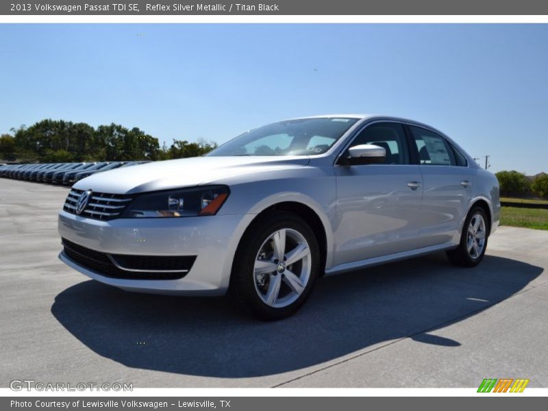 Reflex Silver Metallic / Titan Black 2013 Volkswagen Passat TDI SE