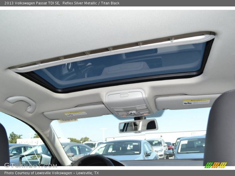 Reflex Silver Metallic / Titan Black 2013 Volkswagen Passat TDI SE
