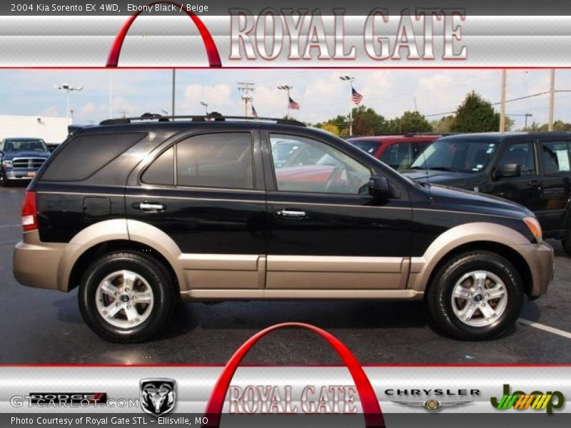 Ebony Black / Beige 2004 Kia Sorento EX 4WD
