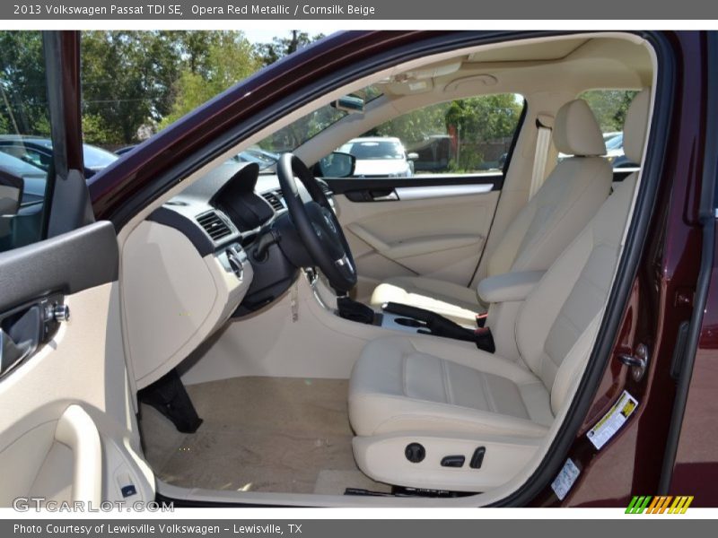Opera Red Metallic / Cornsilk Beige 2013 Volkswagen Passat TDI SE
