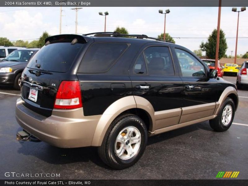 Ebony Black / Beige 2004 Kia Sorento EX 4WD