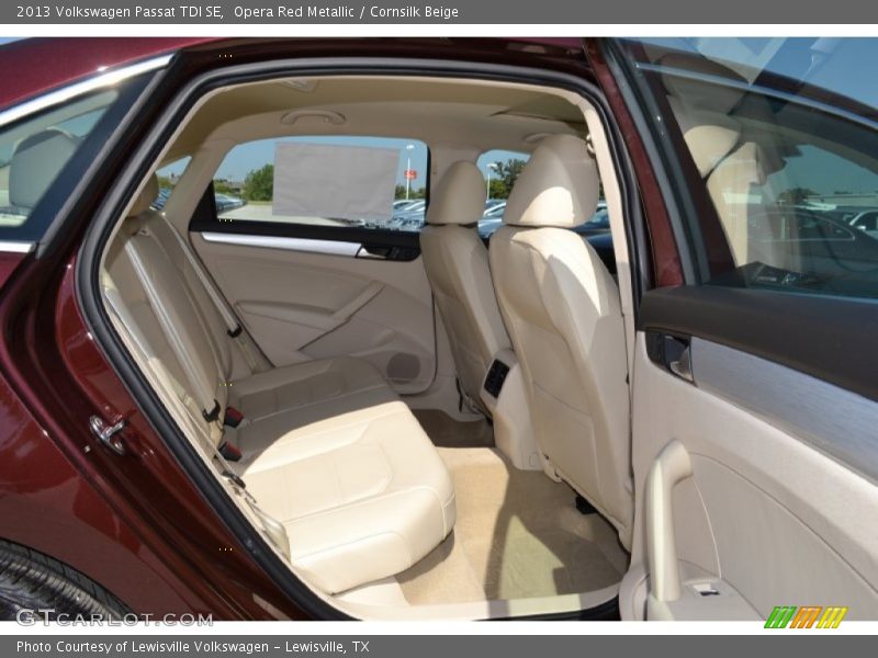 Opera Red Metallic / Cornsilk Beige 2013 Volkswagen Passat TDI SE