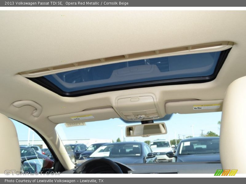 Opera Red Metallic / Cornsilk Beige 2013 Volkswagen Passat TDI SE