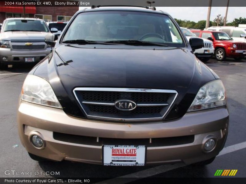Ebony Black / Beige 2004 Kia Sorento EX 4WD