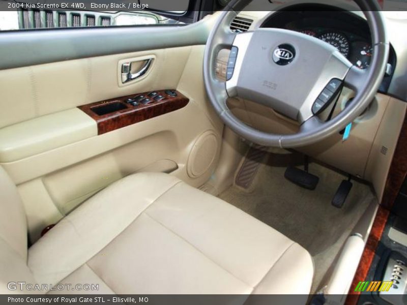 Ebony Black / Beige 2004 Kia Sorento EX 4WD