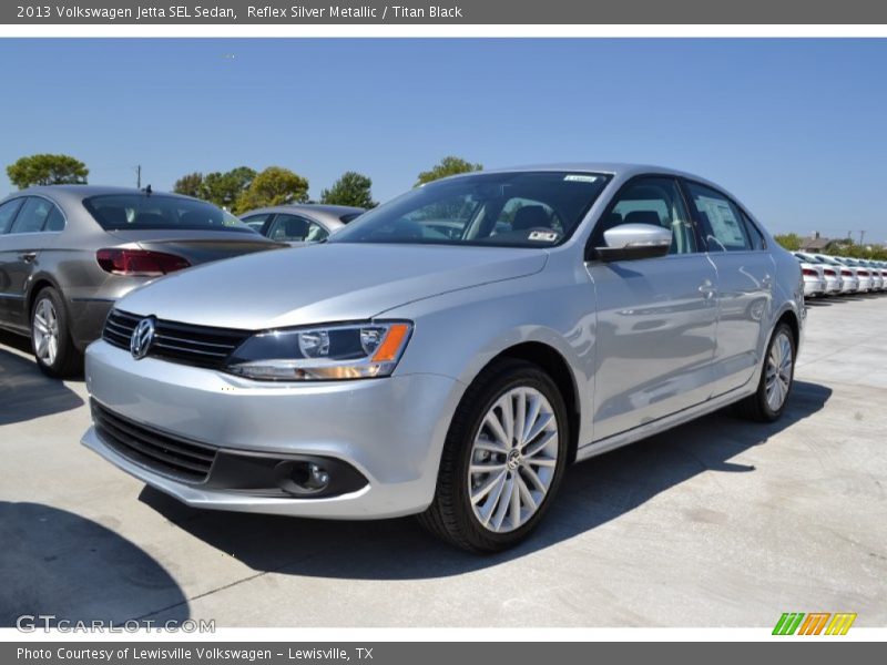 Reflex Silver Metallic / Titan Black 2013 Volkswagen Jetta SEL Sedan