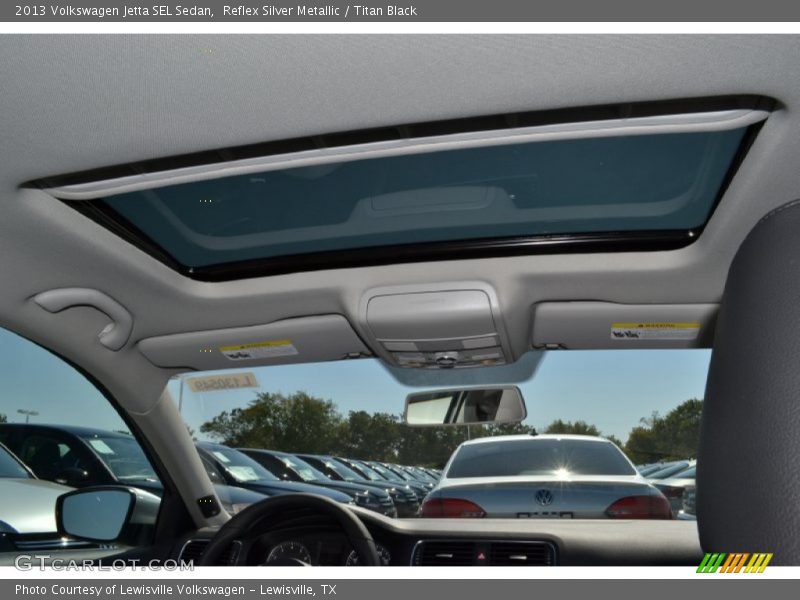 Reflex Silver Metallic / Titan Black 2013 Volkswagen Jetta SEL Sedan