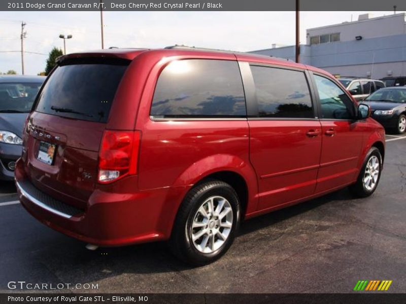 Deep Cherry Red Crystal Pearl / Black 2011 Dodge Grand Caravan R/T
