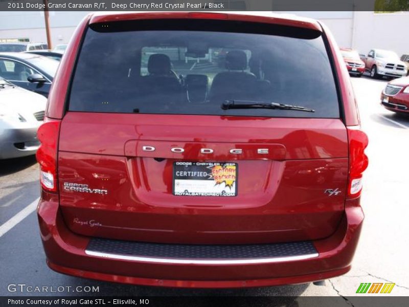 Deep Cherry Red Crystal Pearl / Black 2011 Dodge Grand Caravan R/T