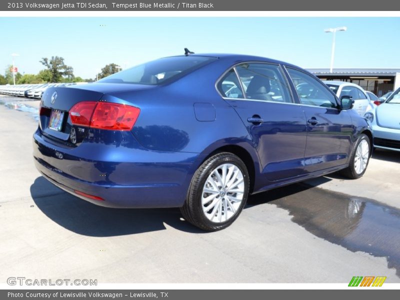 Tempest Blue Metallic / Titan Black 2013 Volkswagen Jetta TDI Sedan