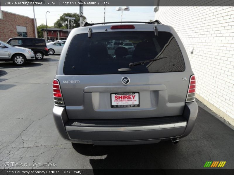 Tungsten Grey Metallic / Black 2007 Mercury Mariner Luxury