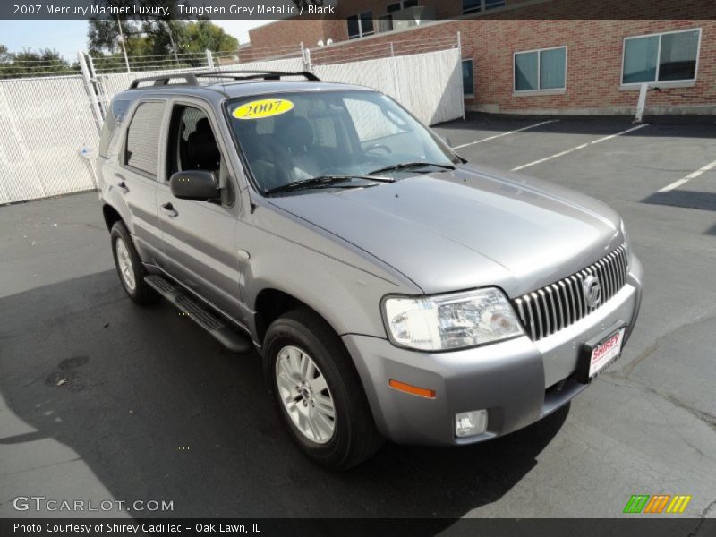 Tungsten Grey Metallic / Black 2007 Mercury Mariner Luxury