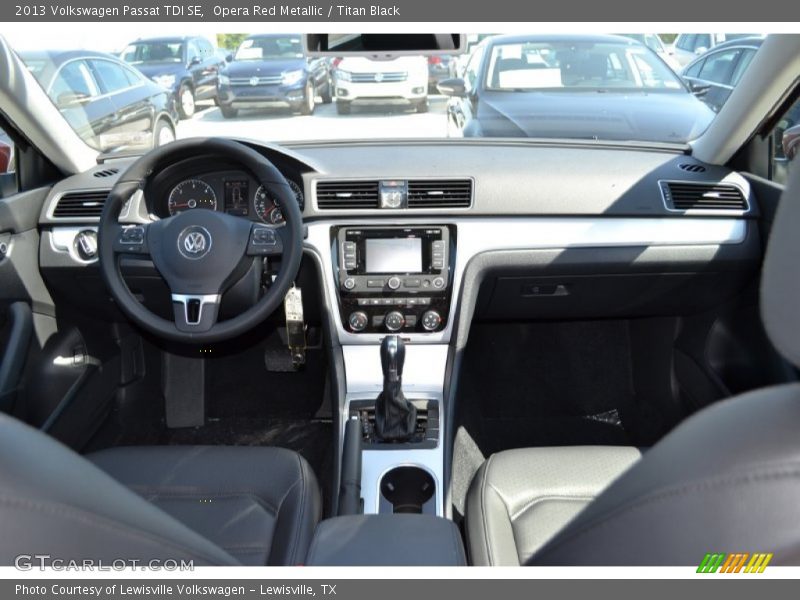 Opera Red Metallic / Titan Black 2013 Volkswagen Passat TDI SE