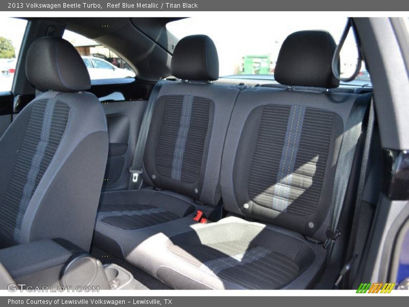 Reef Blue Metallic / Titan Black 2013 Volkswagen Beetle Turbo