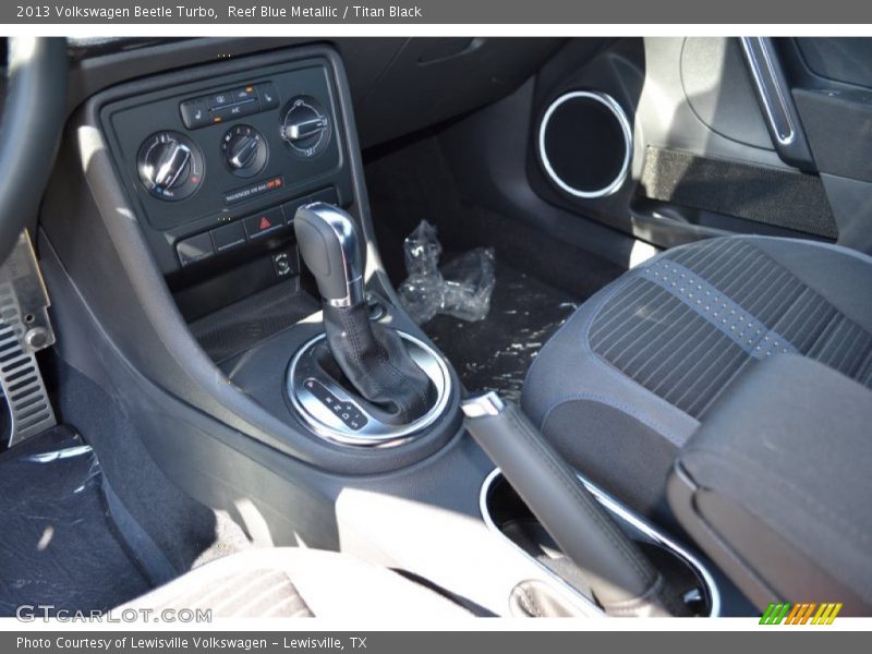 Reef Blue Metallic / Titan Black 2013 Volkswagen Beetle Turbo
