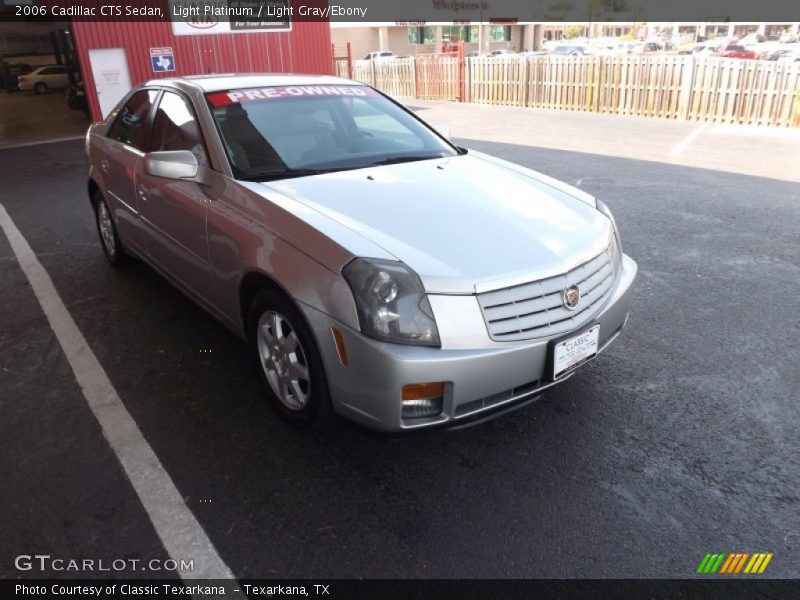 Light Platinum / Light Gray/Ebony 2006 Cadillac CTS Sedan