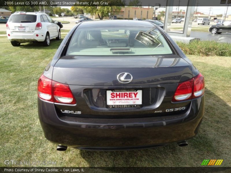 Quartz Shadow Metallic / Ash Gray 2006 Lexus GS 300 AWD