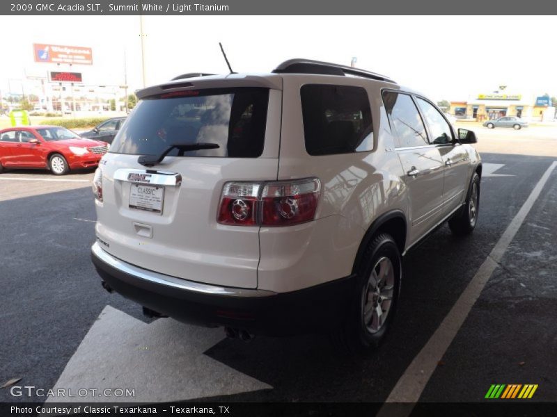 Summit White / Light Titanium 2009 GMC Acadia SLT