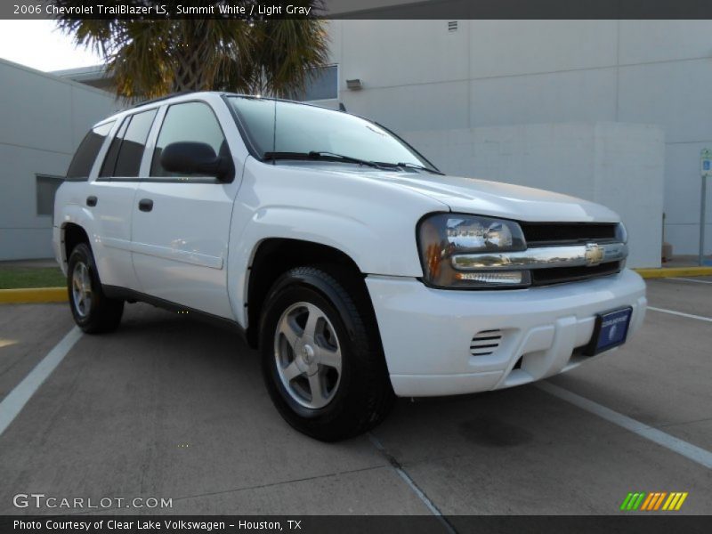 Summit White / Light Gray 2006 Chevrolet TrailBlazer LS