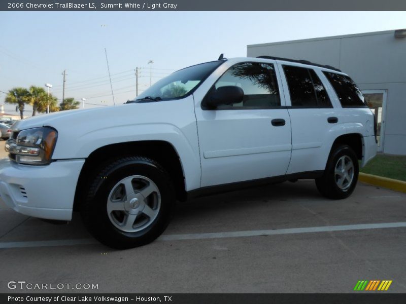 Summit White / Light Gray 2006 Chevrolet TrailBlazer LS