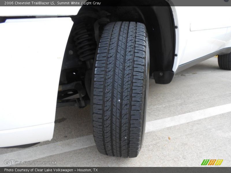 Summit White / Light Gray 2006 Chevrolet TrailBlazer LS