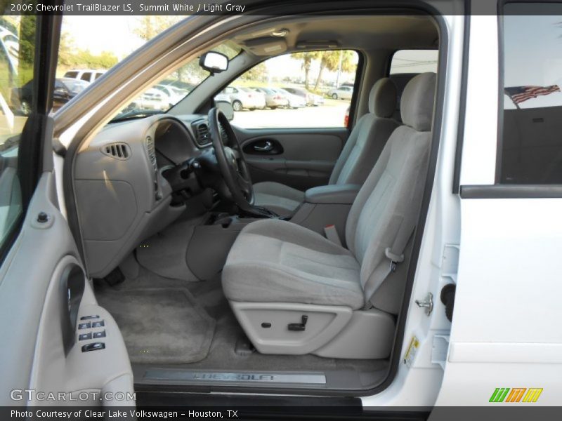 Summit White / Light Gray 2006 Chevrolet TrailBlazer LS