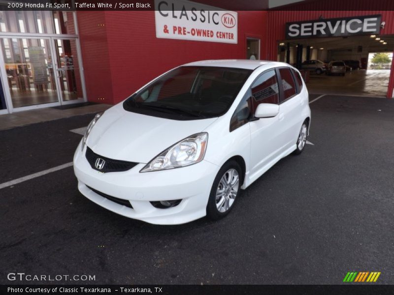 Taffeta White / Sport Black 2009 Honda Fit Sport