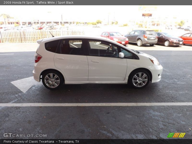 Taffeta White / Sport Black 2009 Honda Fit Sport