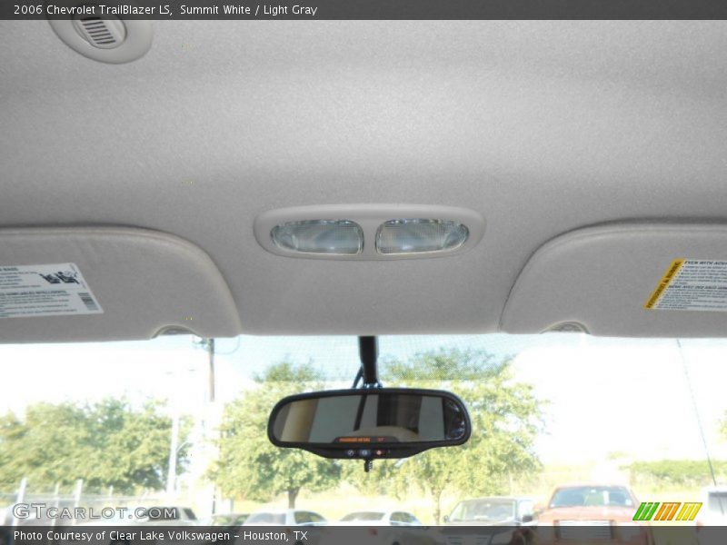 Summit White / Light Gray 2006 Chevrolet TrailBlazer LS