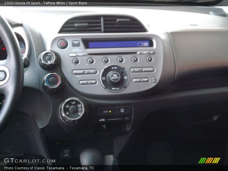 Taffeta White / Sport Black 2009 Honda Fit Sport