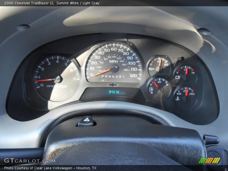 Summit White / Light Gray 2006 Chevrolet TrailBlazer LS