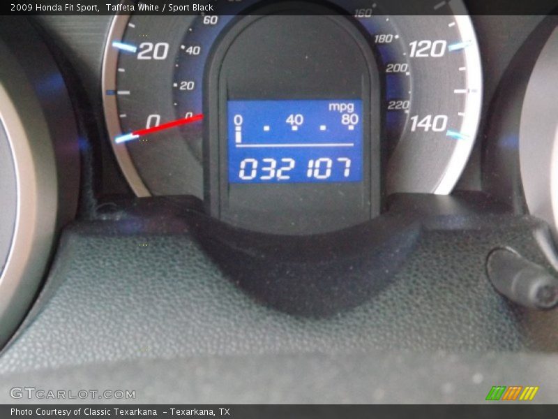Taffeta White / Sport Black 2009 Honda Fit Sport