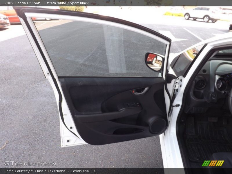Taffeta White / Sport Black 2009 Honda Fit Sport