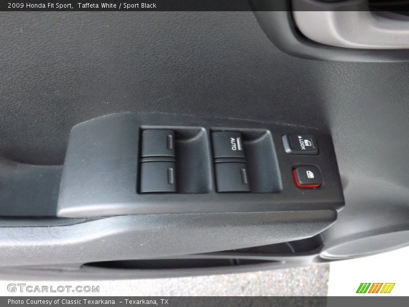 Taffeta White / Sport Black 2009 Honda Fit Sport