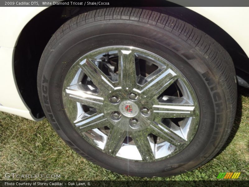 White Diamond Tricoat / Shale/Cocoa 2009 Cadillac DTS