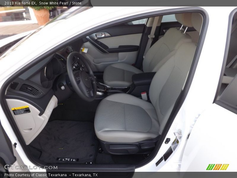 Front Seat of 2013 Forte EX