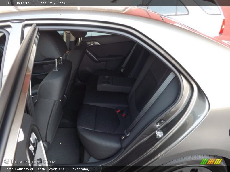 Rear Seat of 2013 Forte EX