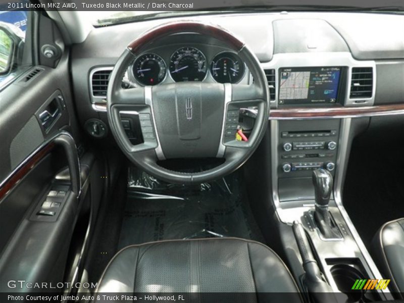 Tuxedo Black Metallic / Dark Charcoal 2011 Lincoln MKZ AWD
