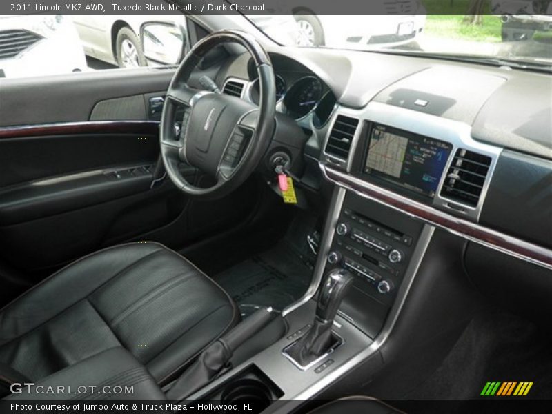 Tuxedo Black Metallic / Dark Charcoal 2011 Lincoln MKZ AWD
