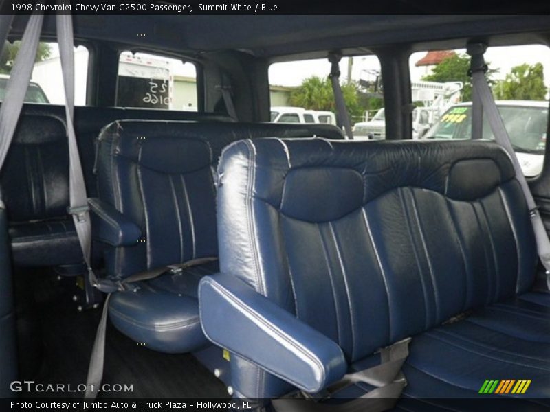 Summit White / Blue 1998 Chevrolet Chevy Van G2500 Passenger