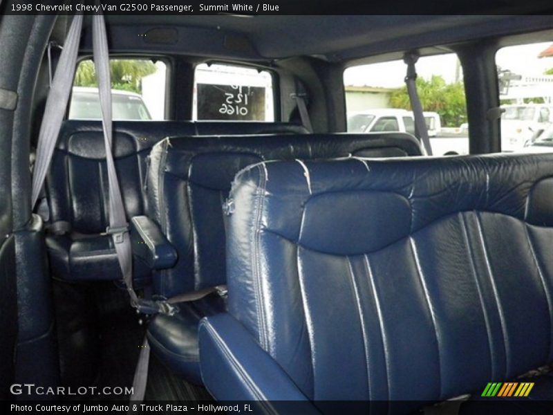 Summit White / Blue 1998 Chevrolet Chevy Van G2500 Passenger