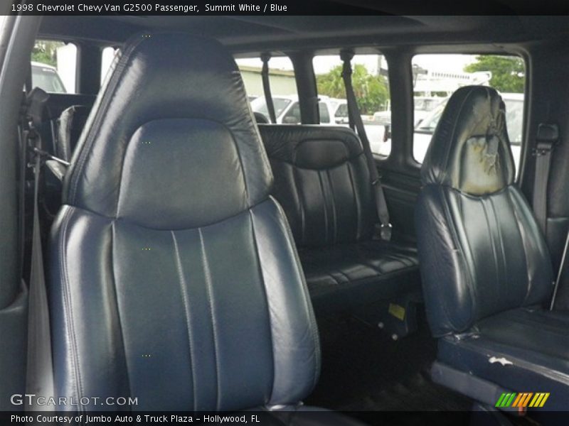 Summit White / Blue 1998 Chevrolet Chevy Van G2500 Passenger