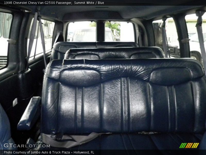 Summit White / Blue 1998 Chevrolet Chevy Van G2500 Passenger