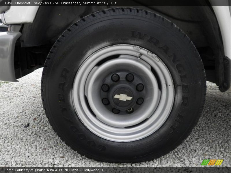 Summit White / Blue 1998 Chevrolet Chevy Van G2500 Passenger