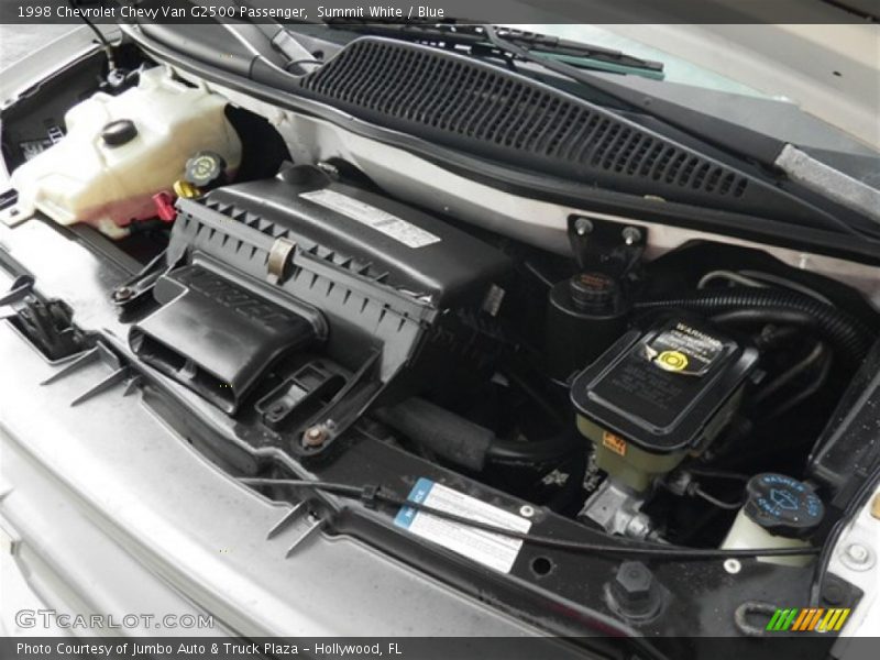 Summit White / Blue 1998 Chevrolet Chevy Van G2500 Passenger