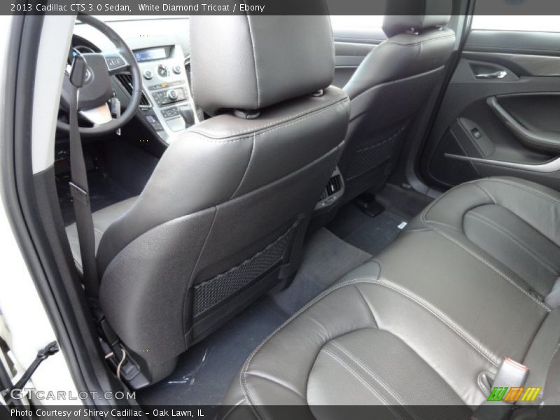 White Diamond Tricoat / Ebony 2013 Cadillac CTS 3.0 Sedan