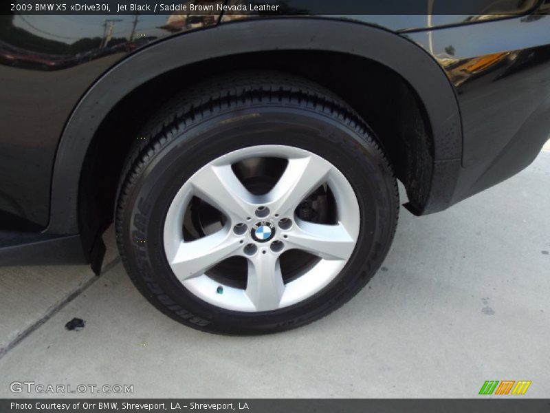 Jet Black / Saddle Brown Nevada Leather 2009 BMW X5 xDrive30i