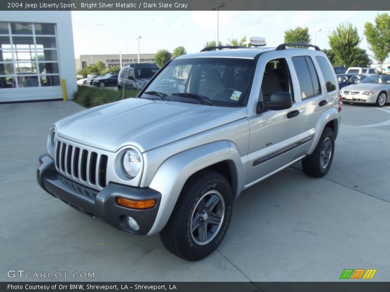 Bright Silver Metallic / Dark Slate Gray 2004 Jeep Liberty Sport