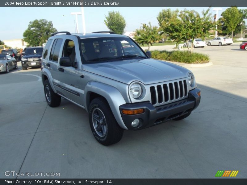 Bright Silver Metallic / Dark Slate Gray 2004 Jeep Liberty Sport